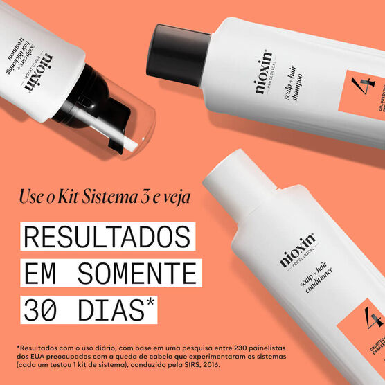 Kit Sistema 4 Espessamento para Cabelos Coloridos e Danificados Nioxin